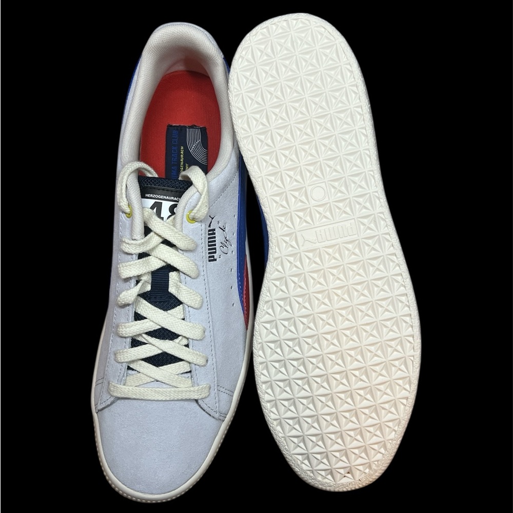 Size 11 - Puma Clyde TM - glacial gray-royal sapphire 392140-01 brand new no box - Picture 6 of 6